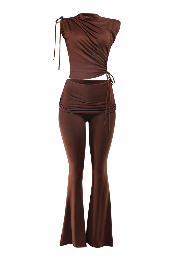 Mock Neck Top and Pant set.