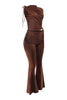 Mock Neck Top and Pant set.