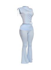 Mock Neck Top and Pant set