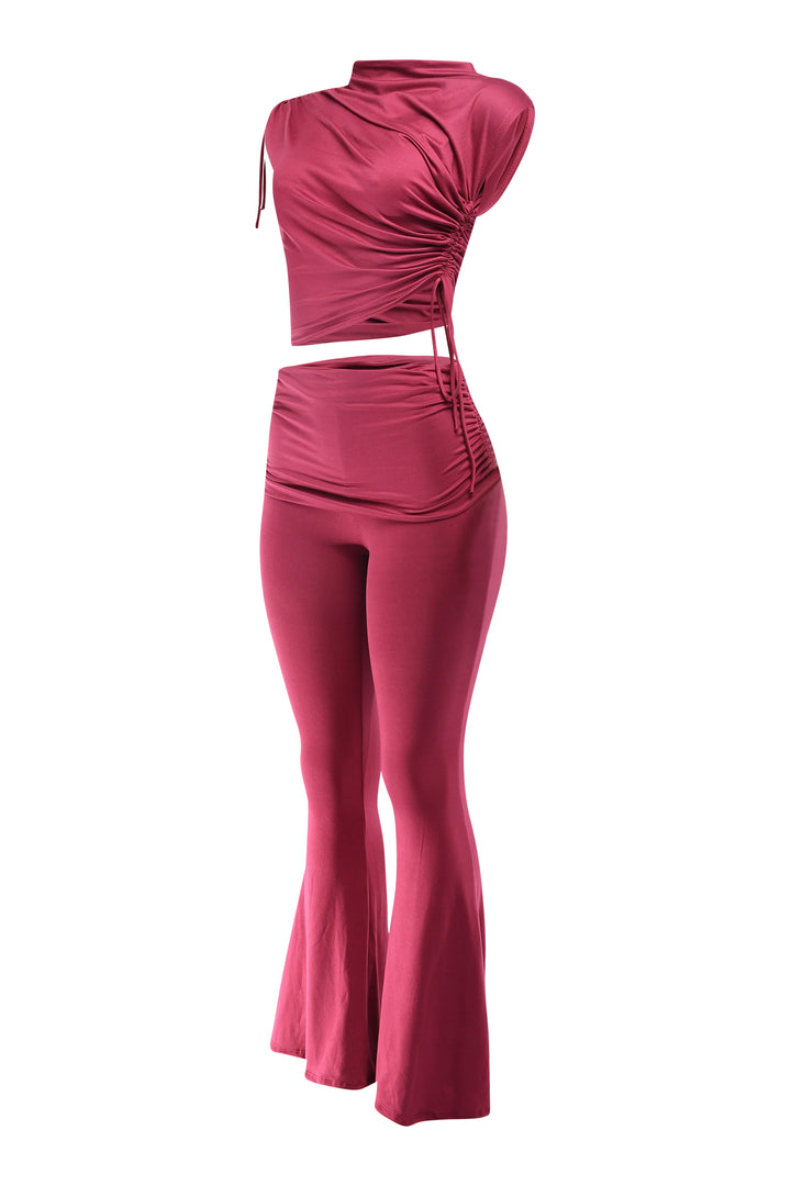 Mock Neck Top and Pant set.