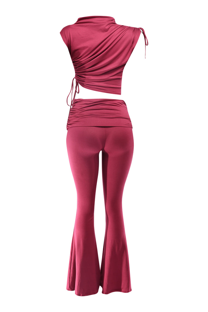 Mock Neck Top and Pant set.