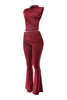 Mock Neck Top and Pant set.