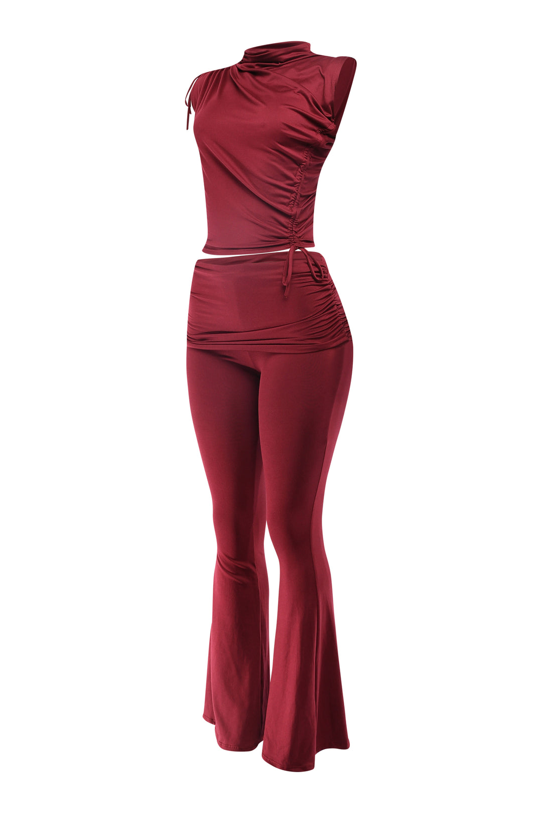 Mock Neck Top and Pant set.