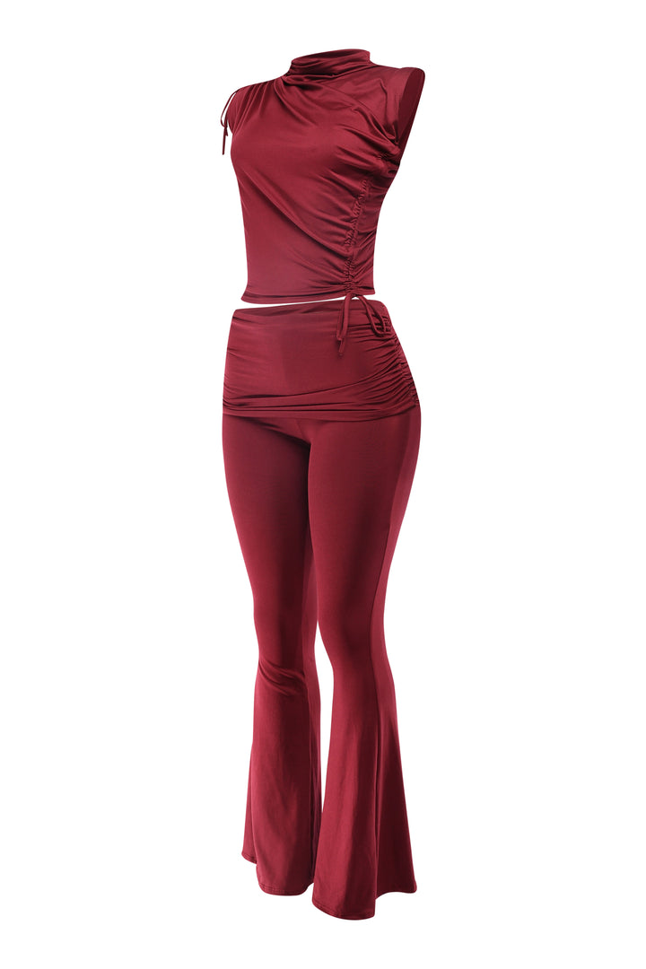 Mock Neck Top and Pant set.