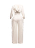 Hoodie jacket and side tassel pants set