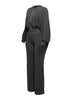 Zipper closure hoodie jacket & pants set
