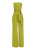 After Party Energy Strapless Tie Jumpsuit