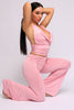 After Hours Drape Cowl Flare Set..