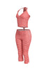 Halter top and capri pants set