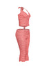 Halter top and capri pants set