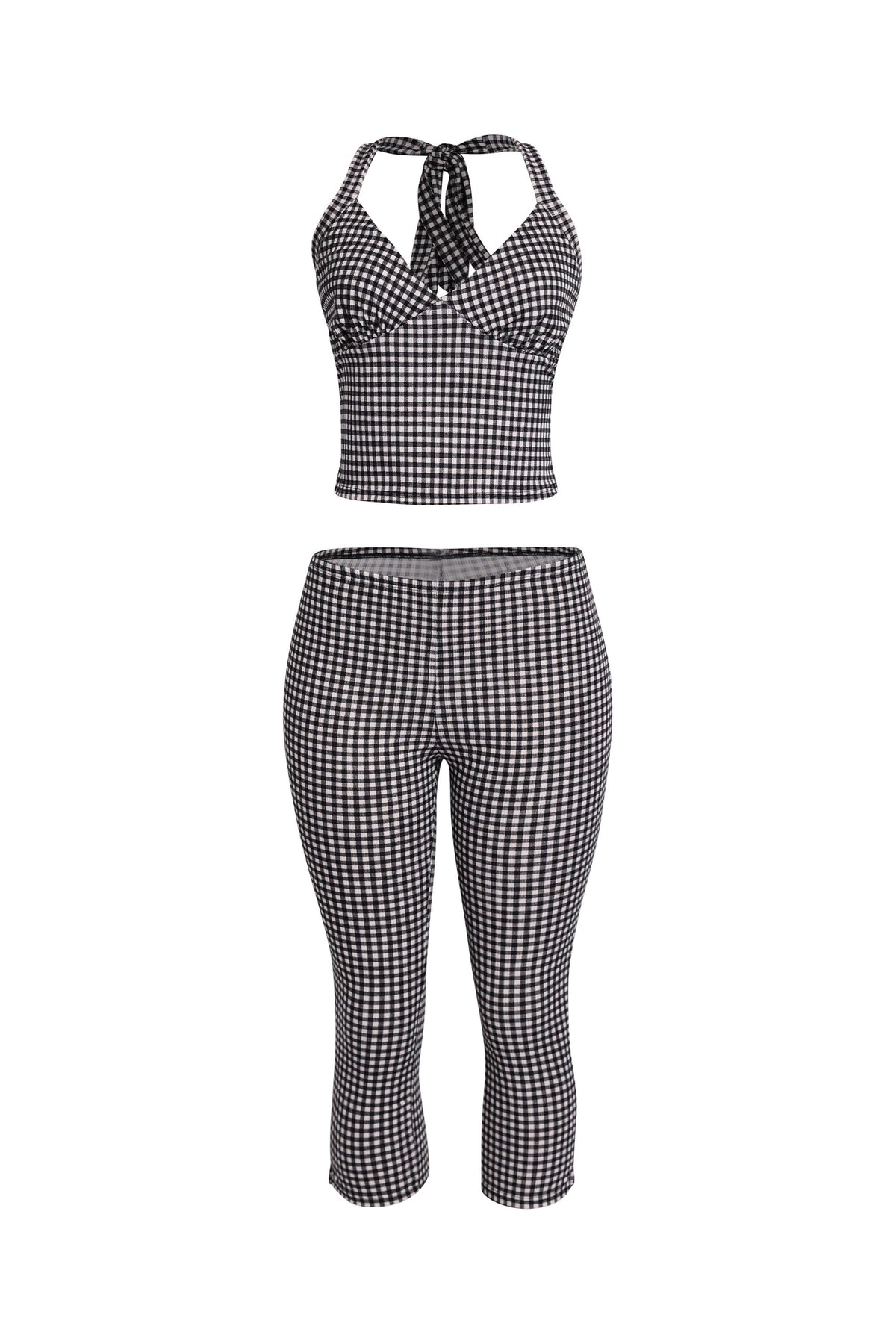 Halter top and capri pants set