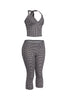 Halter top and capri pants set