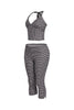 Halter top and capri pants set