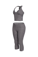 Halter top and capri pants set