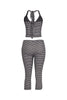 Halter top and capri pants set
