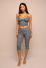 Halter top and capri pants set - Red