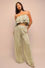 Sunset Flare Ruffle Tube & Wide Leg Set..