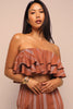 Sunset Flare Ruffle Tube & Wide Leg Set..