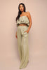 Sunset Flare Ruffle Tube & Wide Leg Set..