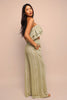 Sunset Flare Ruffle Tube & Wide Leg Set..