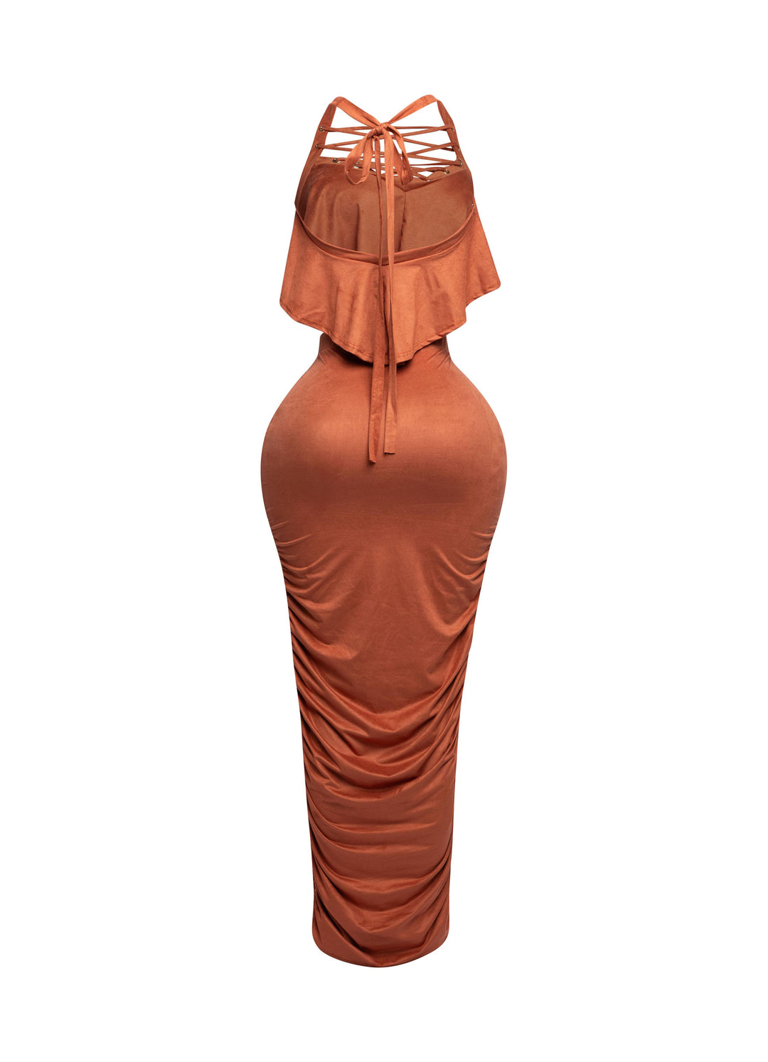 Halter top maxi skirt set