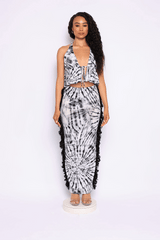 Sway Vibes Fringe Skirt Set