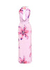 Orchid flower detailed halter top and maxi skirt set