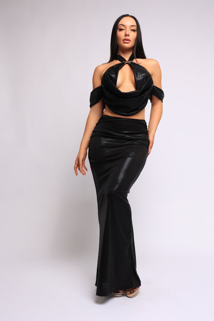 Celestial Siren Shimmer Maxi Set.