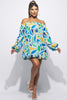 Off shoulder bubble dress