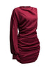 One sleeve mini dress