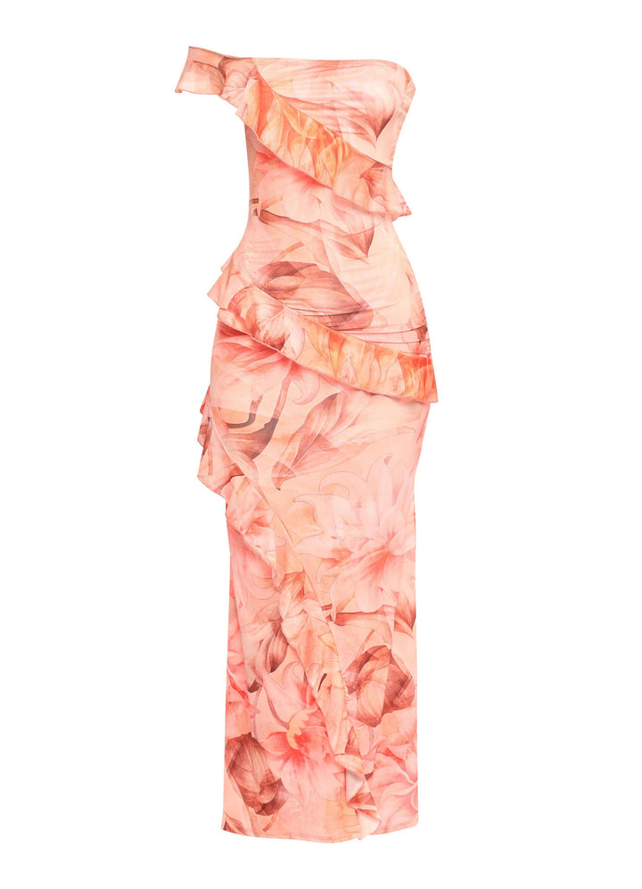 Lovestruck Bloom Ruffle Maxi Dress