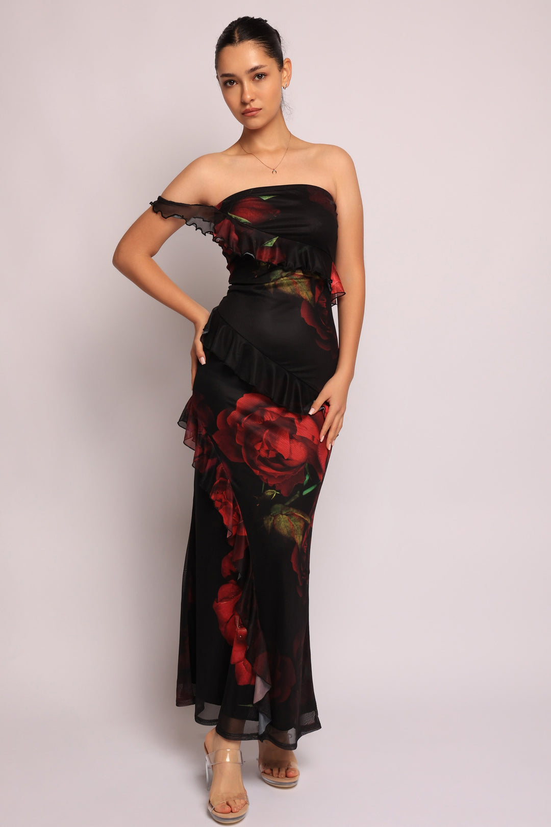 Lovestruck Bloom Ruffle Maxi Dress