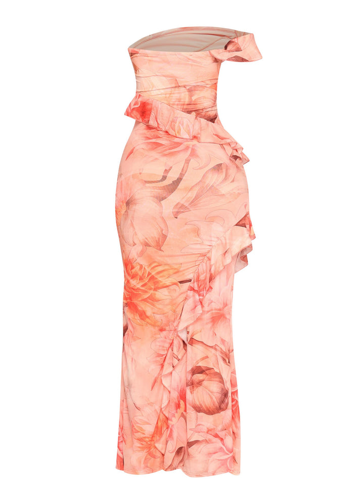 Lovestruck Bloom Ruffle Maxi Dress