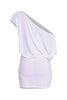 Disco Muse One Shoulder Glitter Mini Dress