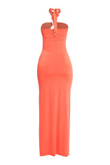 Tidebreaker Cutout Halter Maxi Dress