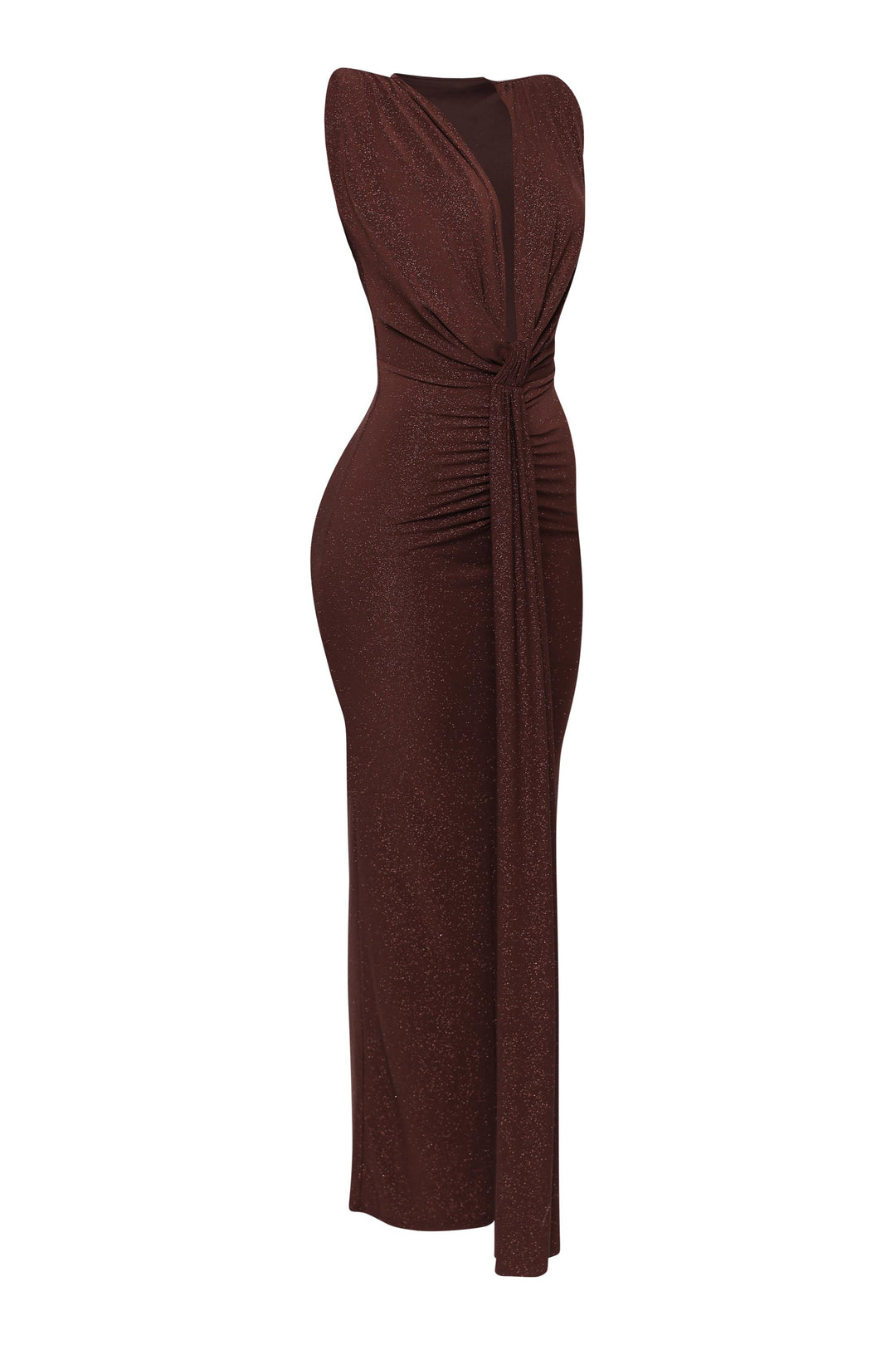 Drama Rush Drape Down Maxi Dress