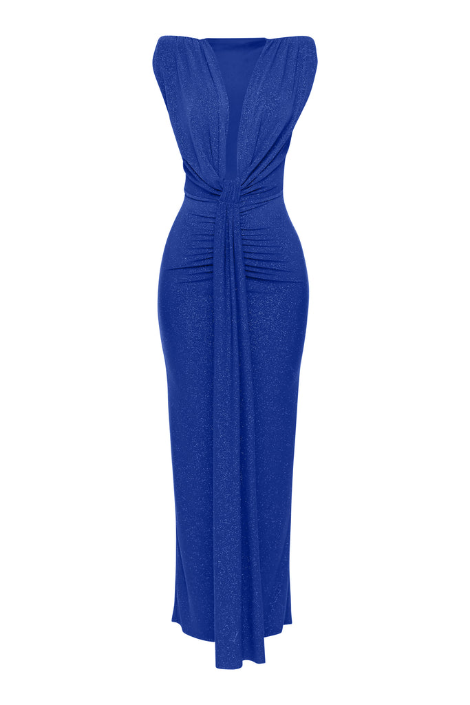 Drama Rush Drape Down Maxi Dress