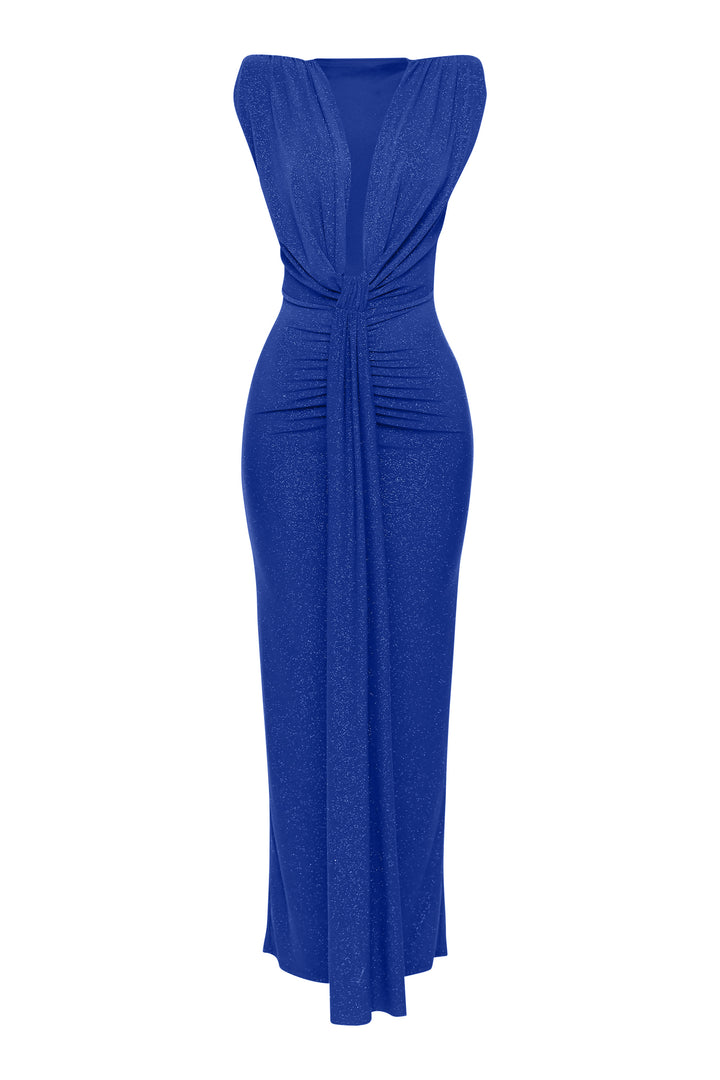 Drama Rush Drape Down Maxi Dress