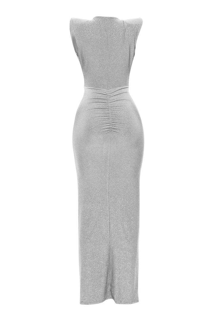 Drama Rush Drape Down Maxi Dress