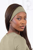 Rib fabric fashion headband