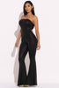 Tube flare jumpsuit