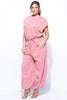Open back jogger jumpsuit