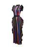 Color Striped Jumpsuit with ruffle