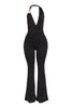 Show Off Hours Backless Halter Jumpsuit