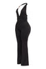 Show Off Hours Backless Halter Jumpsuit