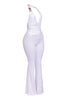 Show Off Hours Backless Halter Jumpsuit