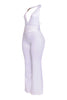 Show Off Hours Backless Halter Jumpsuit