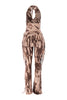 Fringe Frequency Tie Dye Halter Jumpsuit..