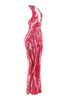 Fringe Frequency Tie Dye Halter Jumpsuit..