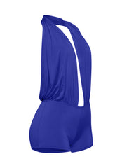 Low rise deep halter neck romper